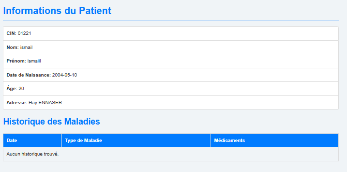 Medical History